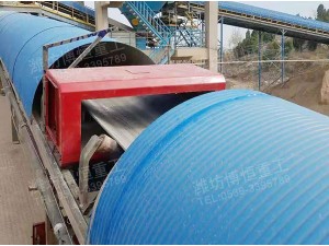 鋼絲皮帶金屬探測儀使用現場